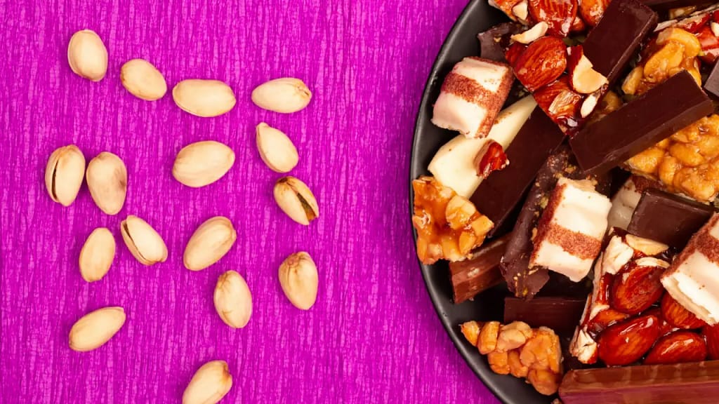 Common food allergies including nuts, bread and other allergenic foods