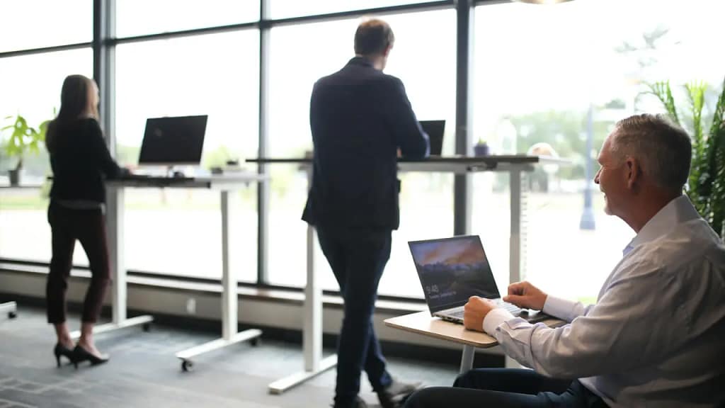 Person reducing sedentary time with regular movement