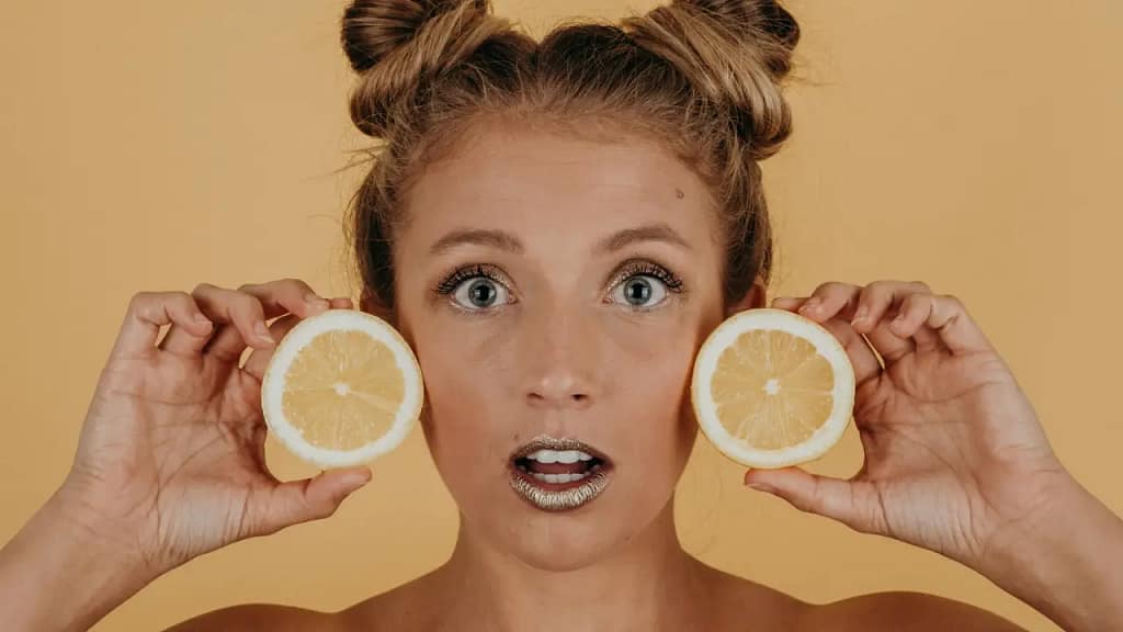 lemon juice on skin