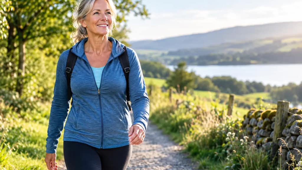 Sustainable Weight Lost Lady walking