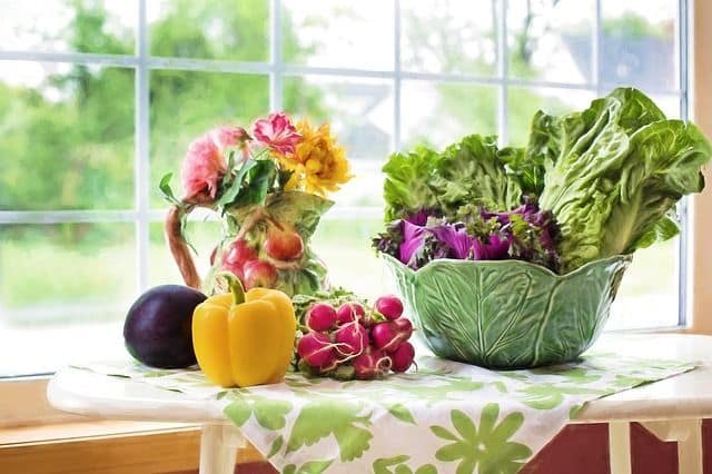 Complete nutrition with fresh vegetables
