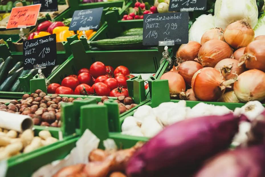 Nutrient dense foods including fresh vegetables