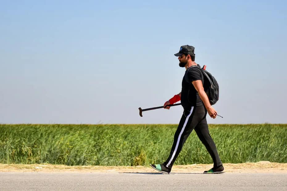 Person finding time to exercise during a busy day
