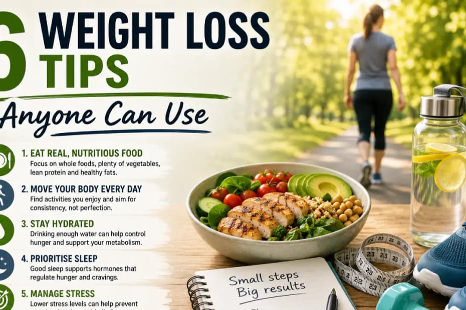6 weight Loss Tips anyone can use